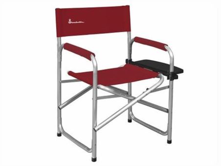Isabella Directors Chair with Side Table (Red)