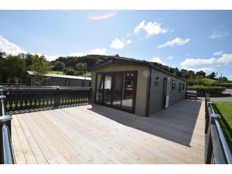 New ABI Windermere Lodge with riverside location at Banwy Mill Lodge Park