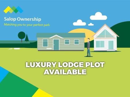 40ft x 20ft pitch available for the luxury lodge of your choice